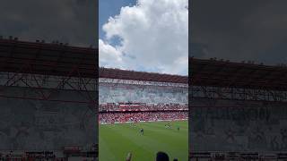 La cumbia de los trapos en el Estadio Nemesio Díez v Atlético de San Luis [upl. by Lahsiv471]