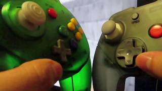 Brawler 64 VS Hyperkin Captain VS Tribute 64 N64 Controller Review 007 Goldeneye Aiming [upl. by Namlas]