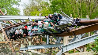 Untamed  Walibi Holland  2024 4K Offride [upl. by Eyllek]