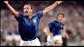 Toto Schillaci  Tutti i suoi gol di Italia 90 [upl. by Leupold]