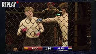 Ulysses Judd vs Matt Ariss MMA featherweight bout [upl. by Ynattirb]