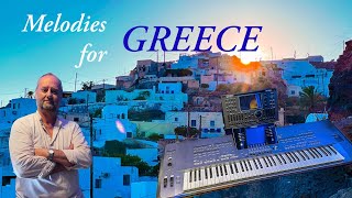 2 tracks  Melodies for Greece  Made with Tyros5SD90 [upl. by Alym]