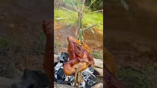 Cook Chicken on water 💦 cooking youtubeshorts food [upl. by Essilrahc]