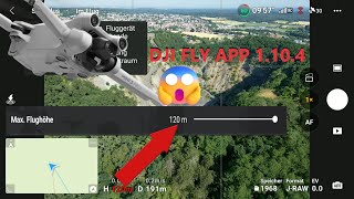 DJI MINI 3 PRO  FLY APP UPDATE 1104 schränkt maximale Höhe massiv ein [upl. by Willis]