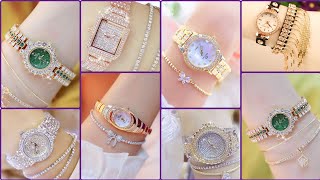 Ladies fancy watchesLuxury best watches women💗💗 [upl. by Adnahsor]