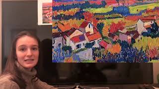 Art history for children Landscape near Chatou by Andre Derain [upl. by Alimac]