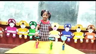 SINGLE DIGIT ADDITION JOYFUL MATHS CLASS  1 D BALA JOY DADY PRT KV MINAMBAKKAM [upl. by Yatnahs]