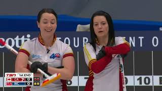 Draw 1  2021 Scotties Tournament of Hearts  Einarson CAN vs Zacharias WC2 [upl. by Aehsel]