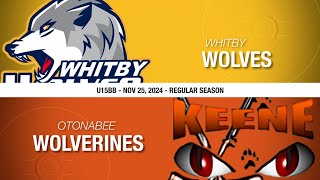 20241125  U15BB  Whitby Wolves vs Otonabee Wolverines [upl. by Delaine]