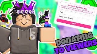 🔴 PLS DONATE LIVE  DONATINGGIFTING ROBUX TO VIEWERS Roblox Giveaway 💰 [upl. by Eirlav]