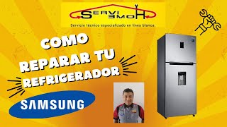 REFRIGERADOR que NO ENFRIA pero SI CONGELA y CODIGOS DE ERROR refrigerador SAMSUNG refrigerador [upl. by Eidnim797]