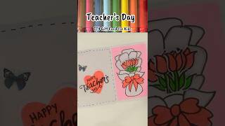 Easy Craft For Kids  DIY Gift Card for Teacher’s Day💝 Paper Craft How to Make Flower bouquets 💐 [upl. by Aititel]