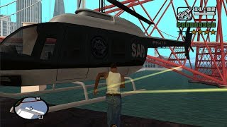 GTA San Andreas  How get the Police Maverick at the very beginning of the game [upl. by Gracie]