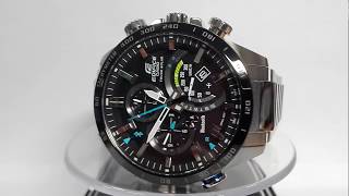 Casio Edifice EQB501XDB1AER watch video 2017 [upl. by Enyallij]