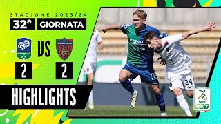 Feralpisalò vs Cosenza 22  Al golazo di Tutino risponde La Mantia  HIGHLIGHTS SERIE BKT 20232024 [upl. by Caritta]