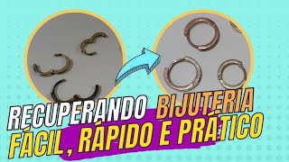 COMO RECUPERAR A BIJUTERIA OXIDADAESCURA PELO USO USANDO APENAS 1 PRODUTO QUE NÃO É PASTA DE DENTE [upl. by Aalst]