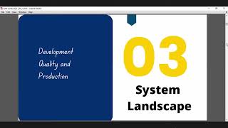 SAP Security ECC 2  System Landscape [upl. by Einhpets352]