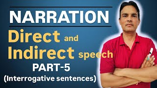 Direct to Indirect Changing Interrogative Sentences  Part 5  asEnglishGuru [upl. by Tuppeny]