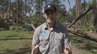 Parts of Valdosta Georgia buried under trees from Hurricane Helene [upl. by Sell540]