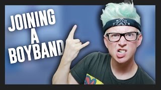 JOINING A BOY BAND  Tyler Oakley [upl. by Nam]