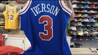 Allen Iverson Mitchell amp Ness Authentic Throwback Jersey [upl. by Adien]