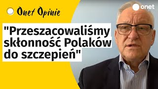 Bolesław Piecha przeszacowaliśmy skłonność Polaków do szczepień OnetNews [upl. by Arhsub556]