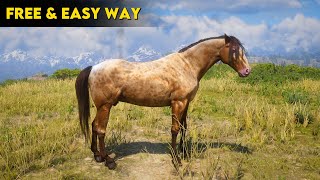 Proper Way To Get Free Missouri Fox Trotter Horse Early  RDR2 [upl. by Cher]