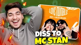 DISS TRACK ON MC STAN Agsy  LOVE MUMBLE ft Harjas Harjaayi [upl. by Gladi]