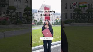 Best University in Korea 🇰🇷  Indian in Korea 🇮🇳🇰🇷 Nandini Kukreti studyinkorea [upl. by Busey]