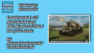 Unboxing 91  Landsverk L62 Finnish AA Gun  IBG Models 72064 [upl. by Coltin679]