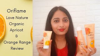 Oriflame Love Nature Apricot amp Orange Cleanser Toner Gel Review  All Skin Types  By hnbStation [upl. by Nyral64]