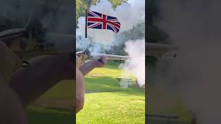 Brown Bess musket blackpowder firearm gunculture gun 2agun shooting firearms rifle british [upl. by Adaha]