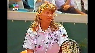 Steffi Graf vs Kateryna Nowak Fed Cup 1992 QF [upl. by Sidras]