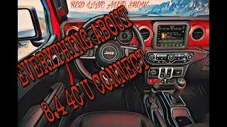 Everything about Uconnect 4C Nav Android auto Apple car play 2018 Jeep Wrangler JL [upl. by Aetnuahs]