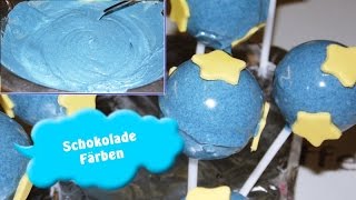 Schokolade FärbenWeiße Schokolade EinfärbenWilton Gel Farbe [upl. by Holladay]