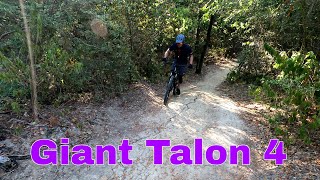 Memorial Park Mountain Bike Trail Giant Talon 4 Ride1 [upl. by Brian15]