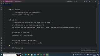 Building a Dice Game using python [upl. by Aihtak316]