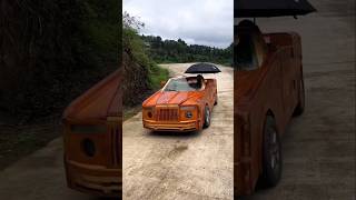 Handmade Wooden Car 🥰 shorts ytshorts [upl. by Tamanaha]