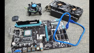 Explain esonic B250 BTC GLADIATOR mining motherboard [upl. by Llennahs]