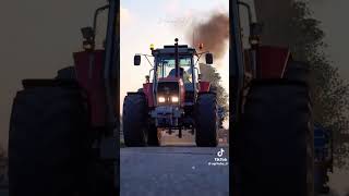 Massey Ferguson 3690 Power 🔥👑🤩💪🇨🇦traktorpower [upl. by Zacharie]