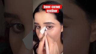 The Shocking Secret to Perfect Inner Corner Eyeliner with TAPE [upl. by Suitangi]