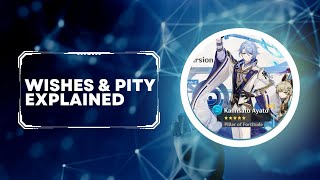 Wishing amp pity system explained  Pulling for Ayato  Genshin Impact Guide [upl. by Yenruoc968]