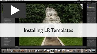 Installing Lightroom Templates [upl. by Himelman]