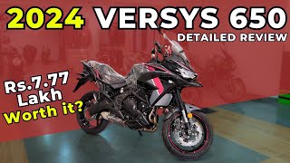 New 2024 Kawasaki Versys 650  Walkaround Review  Better than Triumph Tiger 660 versys650 [upl. by Las]