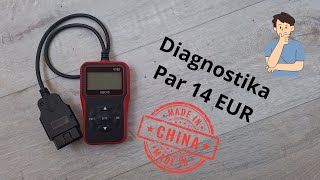 OBD2 Lasītājs No Ķīnas Par 14 EUR [upl. by Yeslehc616]