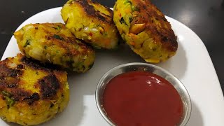 नवरात्रि में ये बनाए और बिना खाना बनाने का टेन्शन लिए गरबा खेले। Poha Vegetable cutlet [upl. by Antoinetta82]