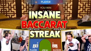 Insane Baccarat winning streak [upl. by Ellerrehc937]