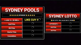 LIVE DRAW SYDNEY  LIVE DRAW SYDNEY LOTTO HARI INI 24 OKTOBER 2024  SYDNEY LOTTO LIVE DRAW [upl. by Mide]