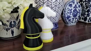 3D PrintsTimelapse Chess Horse Piece NO Prime Tower [upl. by Erreid]