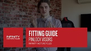 Fitting a Pinlock Visor  Infinity Explained [upl. by Ynnattirb]